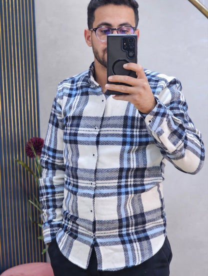 قميص رجالي ثوب قطن غليظ