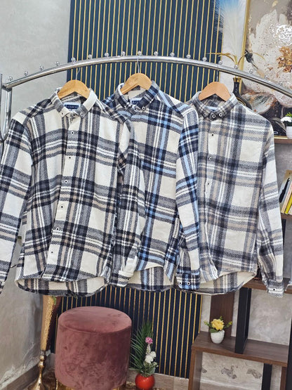 قميص رجالي ثوب قطن غليظ