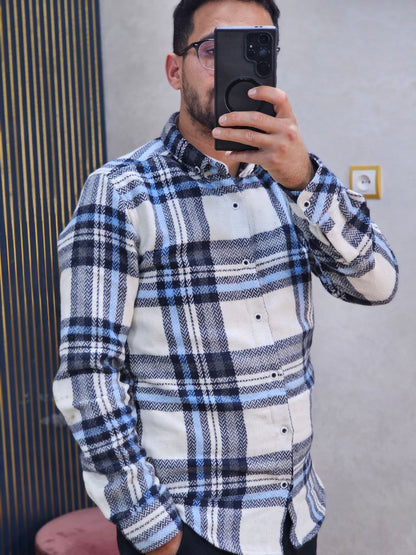 قميص رجالي ثوب قطن غليظ